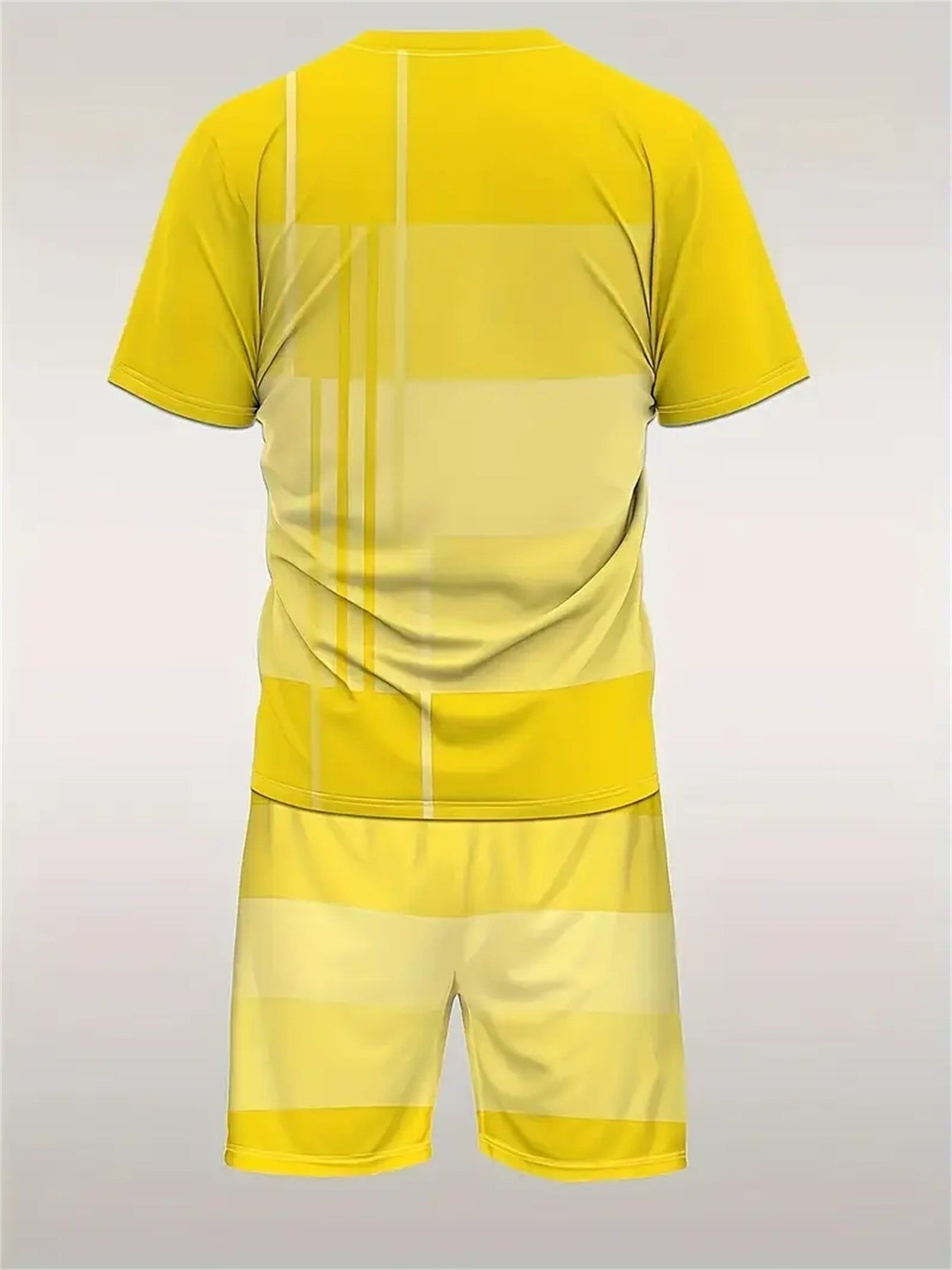 A Men'S Casual Summer Short-Sleeved T-Shirt And Shorts Set with a Round Neck And Short Sleeves Is a Regular Choice for Daily Fitness Style T-Shirts And Daily Outings