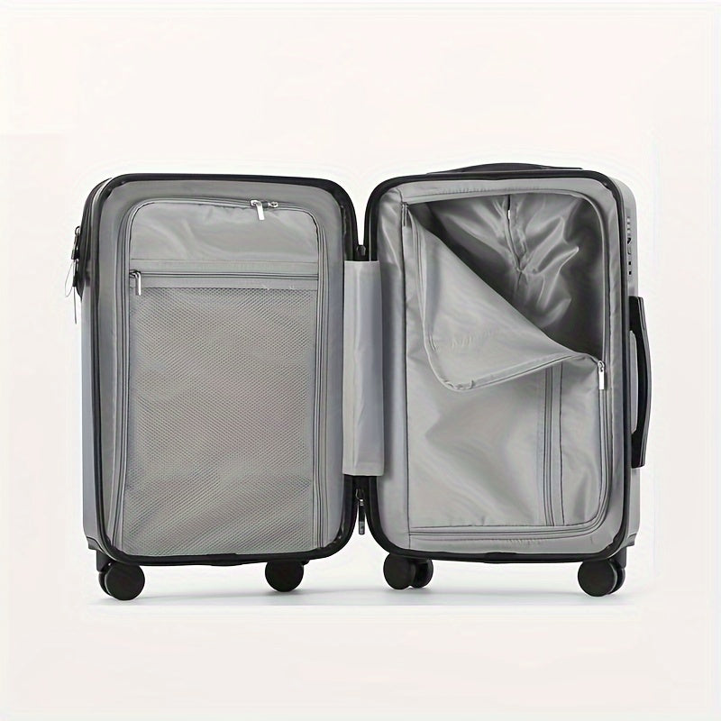 20 Inch Luggage Case with Password Lock and Wheels Big Capacity Suitcase for Travel Daily Use