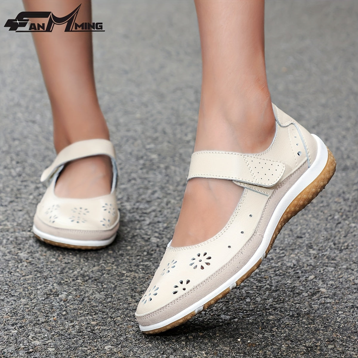 Women's Red Genuine Synthetic Leather Closed-Toe Summer Sandals - Breathable Perforated Straps, Cushioned TPR Sole & Non-Slip Rubber Outsole for Beach, Casual, Office & Outdoor Activities, Ladies Sandals, Beach Footwear, Clas