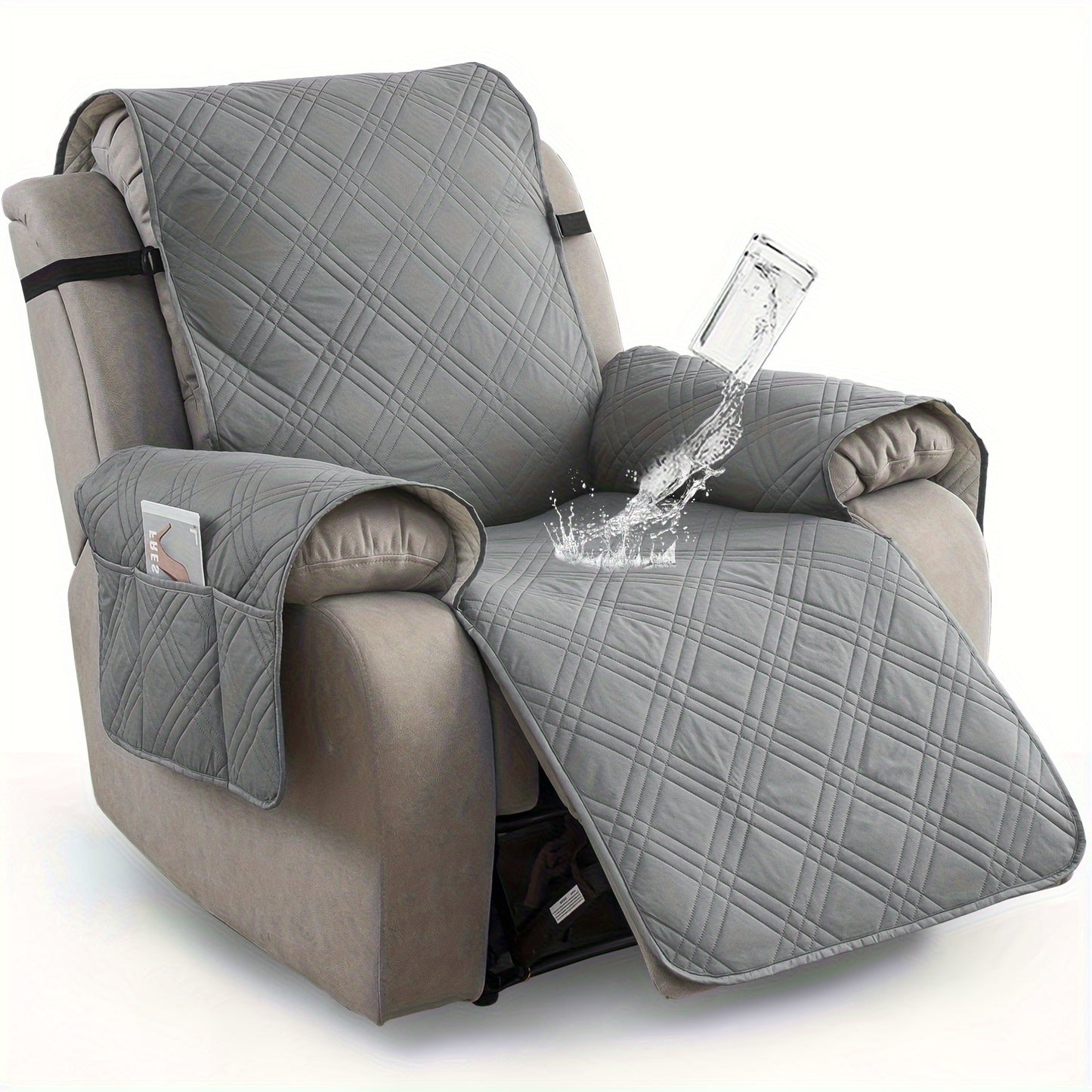 1pc 100% Waterproof Recliner Chair Cover Non Slip Protector