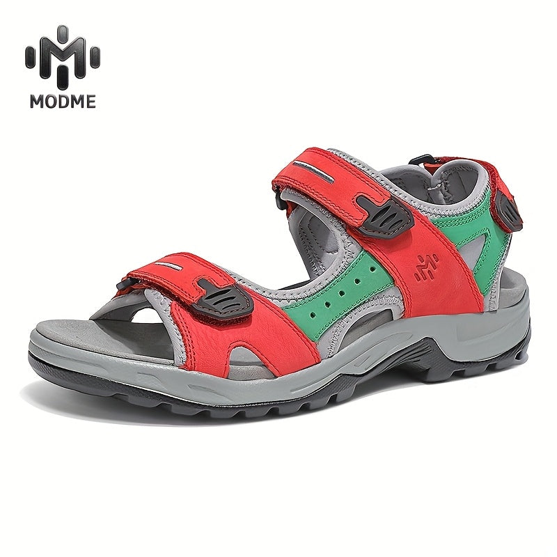 Sandalias De Mujer Casual Sandals Anti Slip Sandals Beach Sandals, Top-grain Cowhide Production Bright Colors Contrast Design, Fabric Is Soft And Comfortable Inside, PU Sole Is Anti-slip And Wear-resistant, Suitable For O Dai
