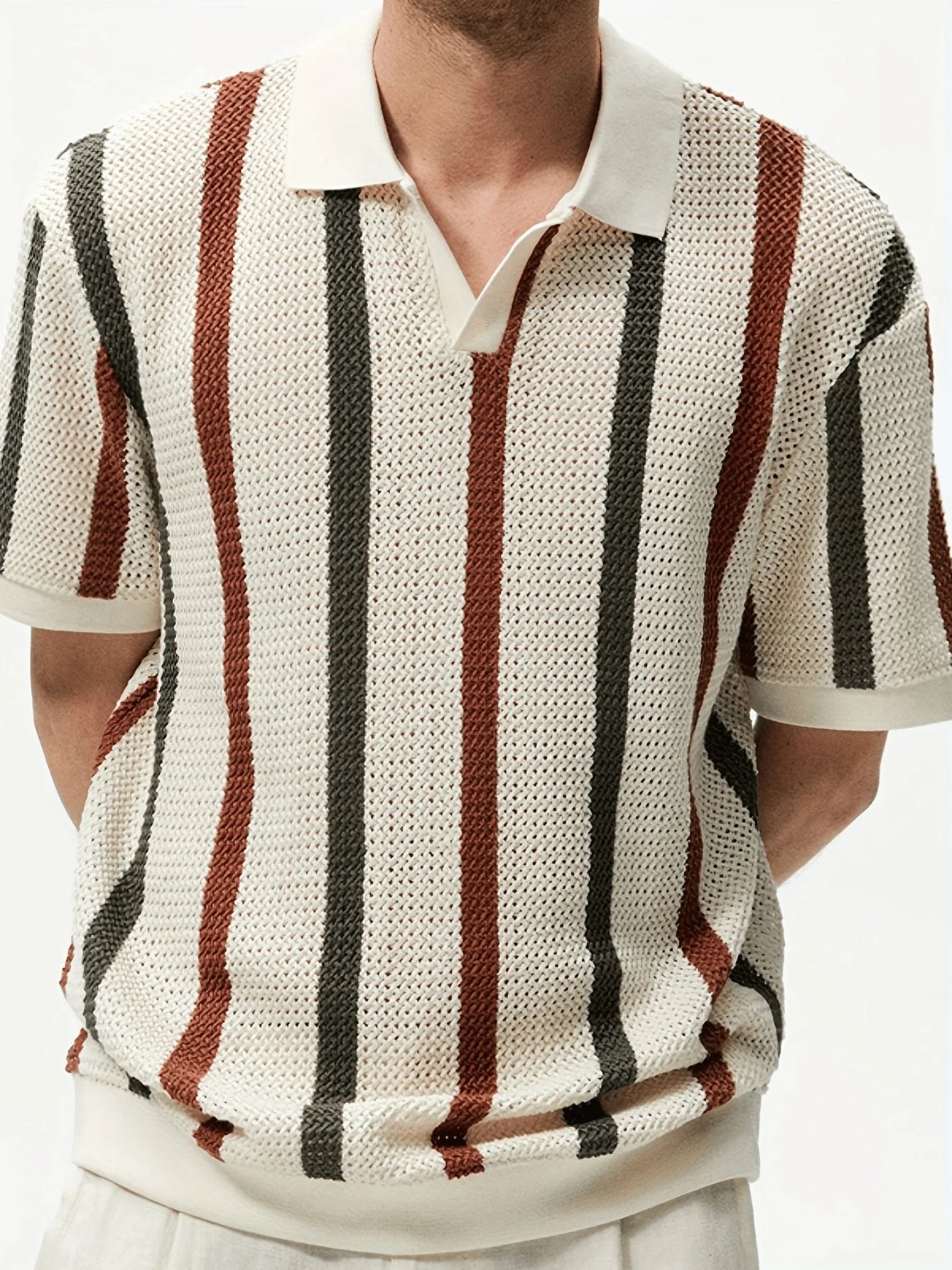 Men's Classic Fit Casual Polo Shirt Short Sleeve Comfortable and Breathable for Everyday and Business Casual Wear