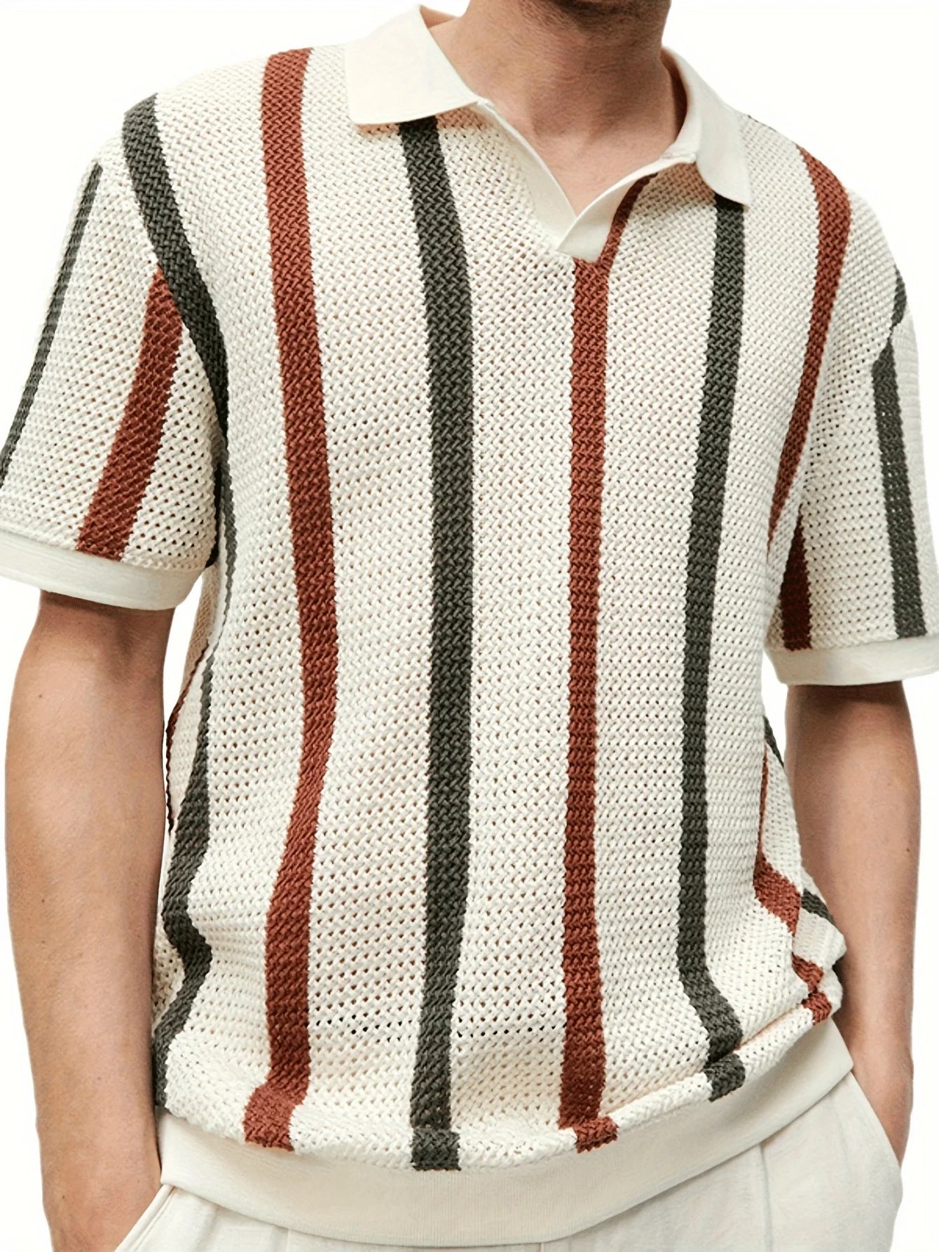 Men's Classic Fit Casual Polo Shirt Short Sleeve Comfortable and Breathable for Everyday and Business Casual Wear