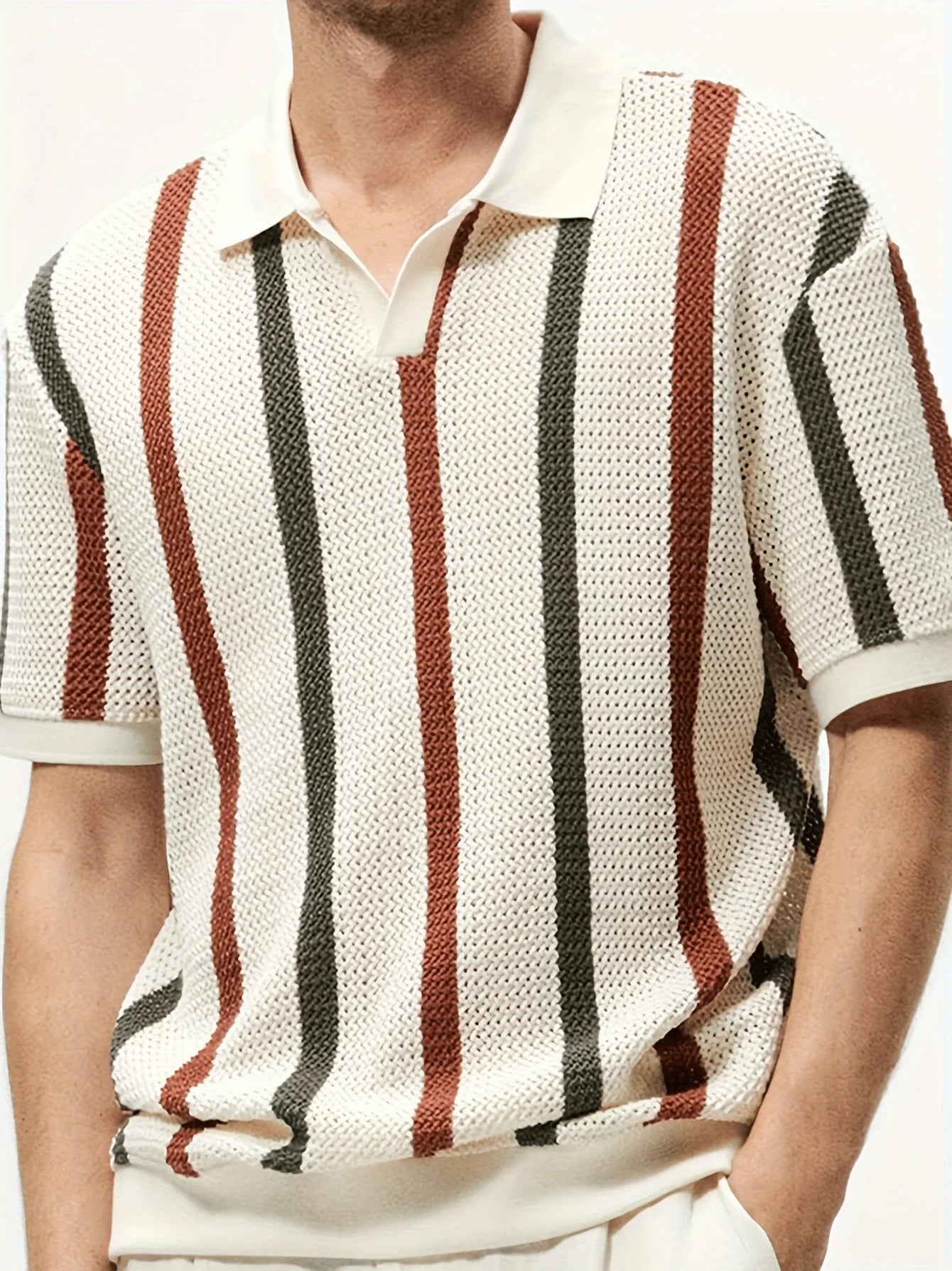 Men's Classic Fit Casual Polo Shirt Short Sleeve Comfortable and Breathable for Everyday and Business Casual Wear