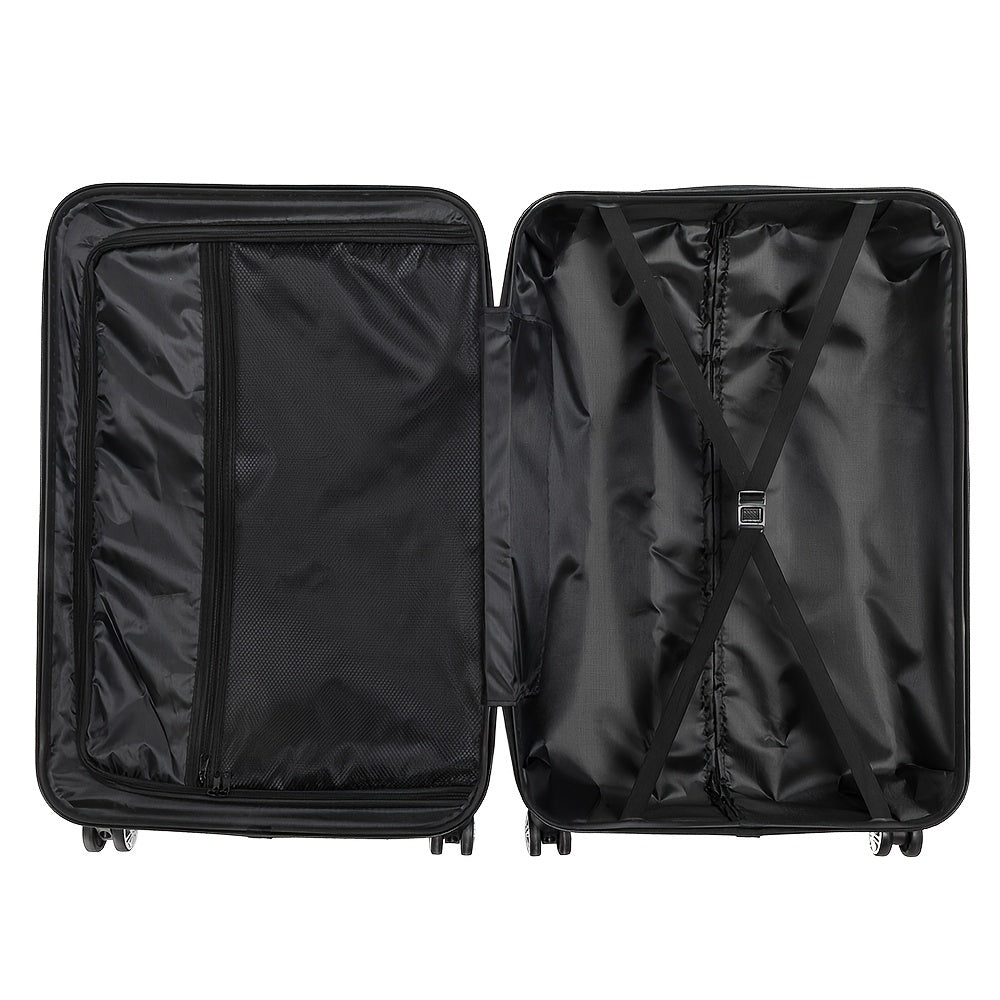 3Pcs Luggage with Corner Protectors, Durable Hard Shell