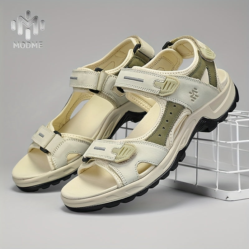 Sandalias De Mujer Casual Sandals Anti Slip Sandals Beach Sandals, Top-grain Cowhide Production Bright Colors Contrast Design, Fabric Is Soft And Comfortable Inside, PU Sole Is Anti-slip And Wear-resistant, Suitable For O Dai