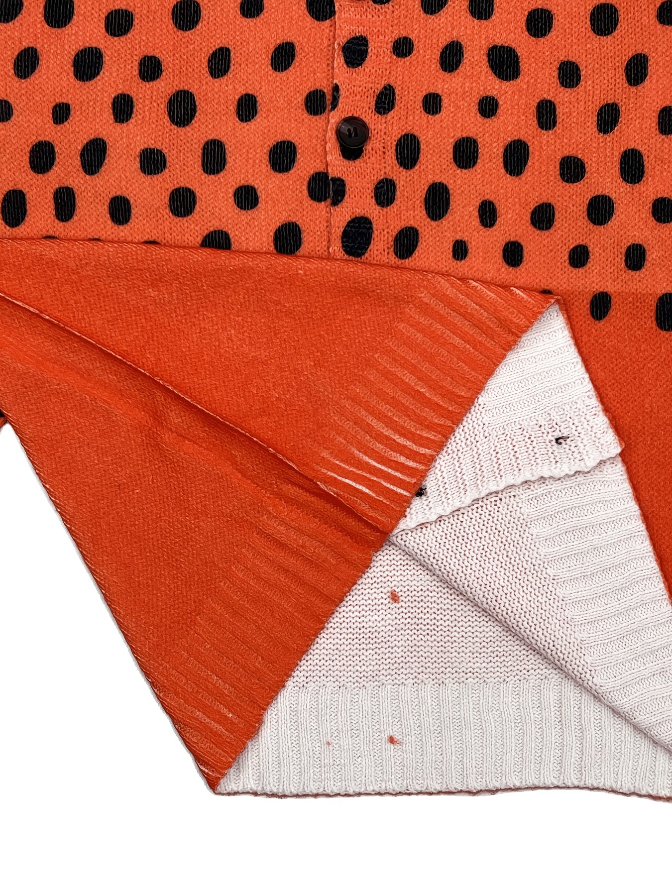 Plus Size - Women'S Plus Size Casual Red & White Polka Dot Print Cardigan - Lightweight Long Sleeve Open Front Button Sweater for Spring/Fall Layering, Hand Wash Only, Cardigan Sweater, Spring Outerwear, Trendy Knitwear, Text