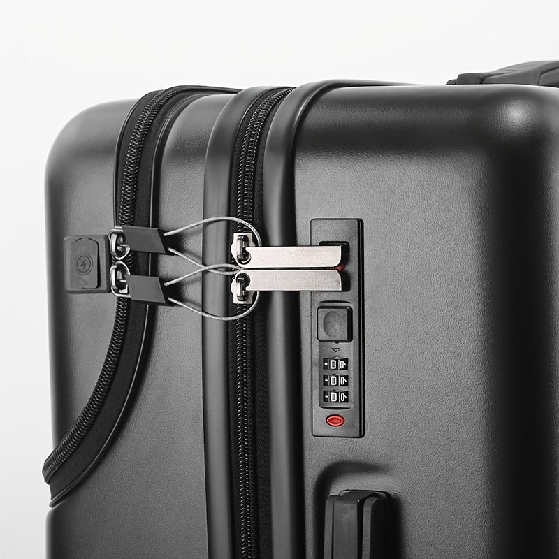 20 Inch Luggage Case with Password Lock and Wheels Big Capacity Suitcase for Travel Daily Use