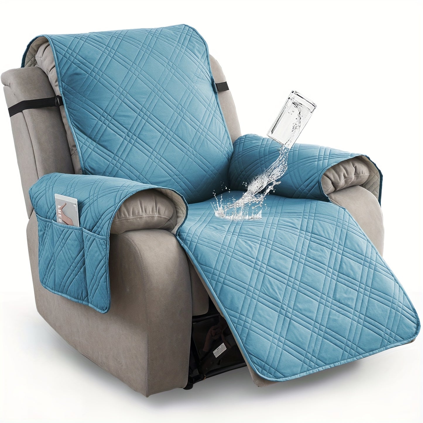 1pc 100% Waterproof Recliner Chair Cover Non Slip Protector