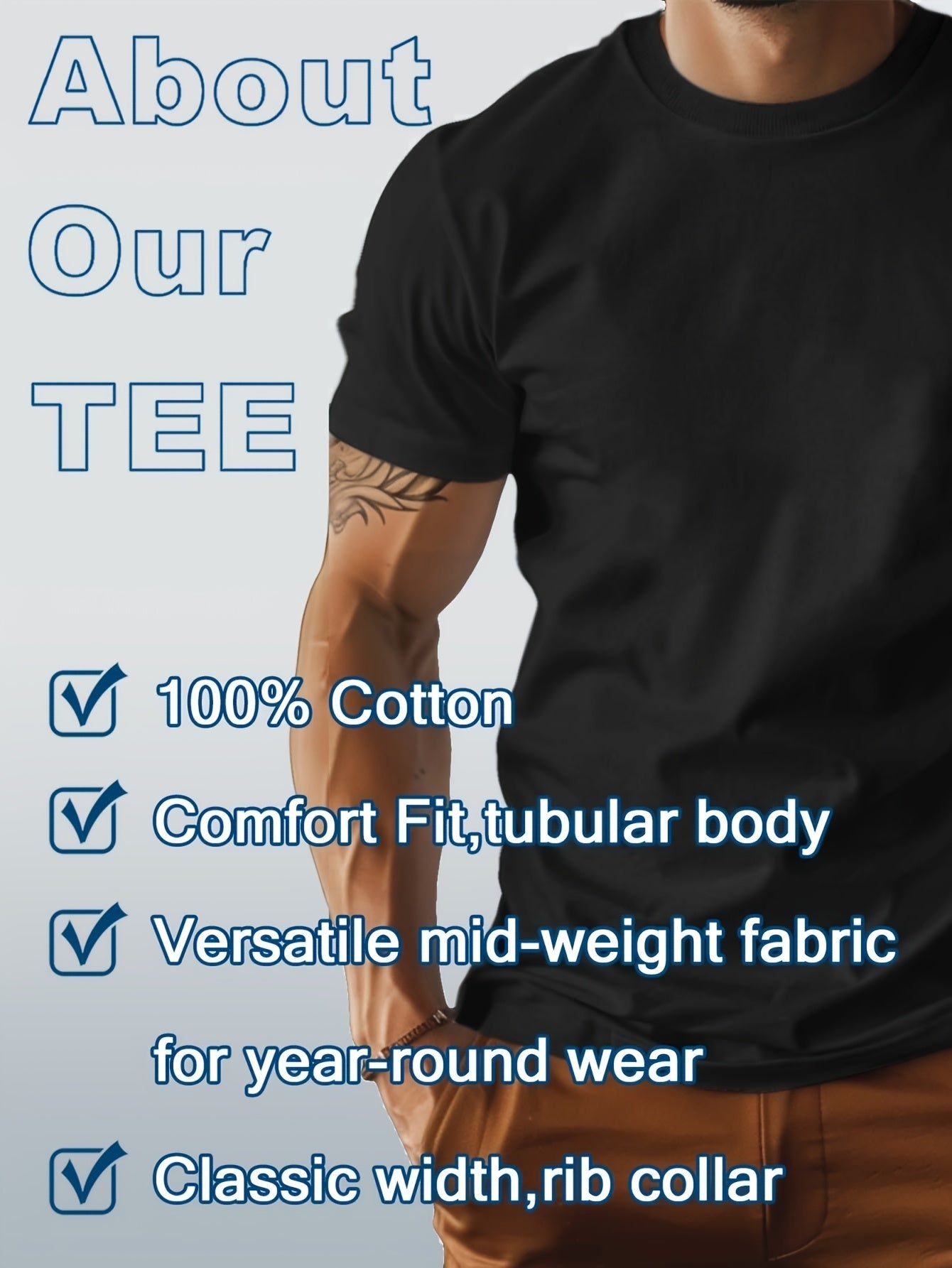 Men's Squad Graphic Cotton T-Shirt - Black Casual Short Sleeve Tee with Vibrant Character Print, Regular Fit for Casual Attire & Sports, Machine Washable, Leisure Clothing, Bold Lettering, Easy Care, Printed Shirt, Sports Ent