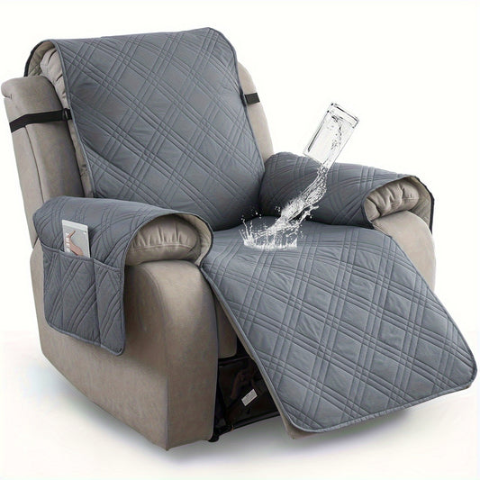1pc 100% Waterproof Recliner Chair Cover Non Slip Protector