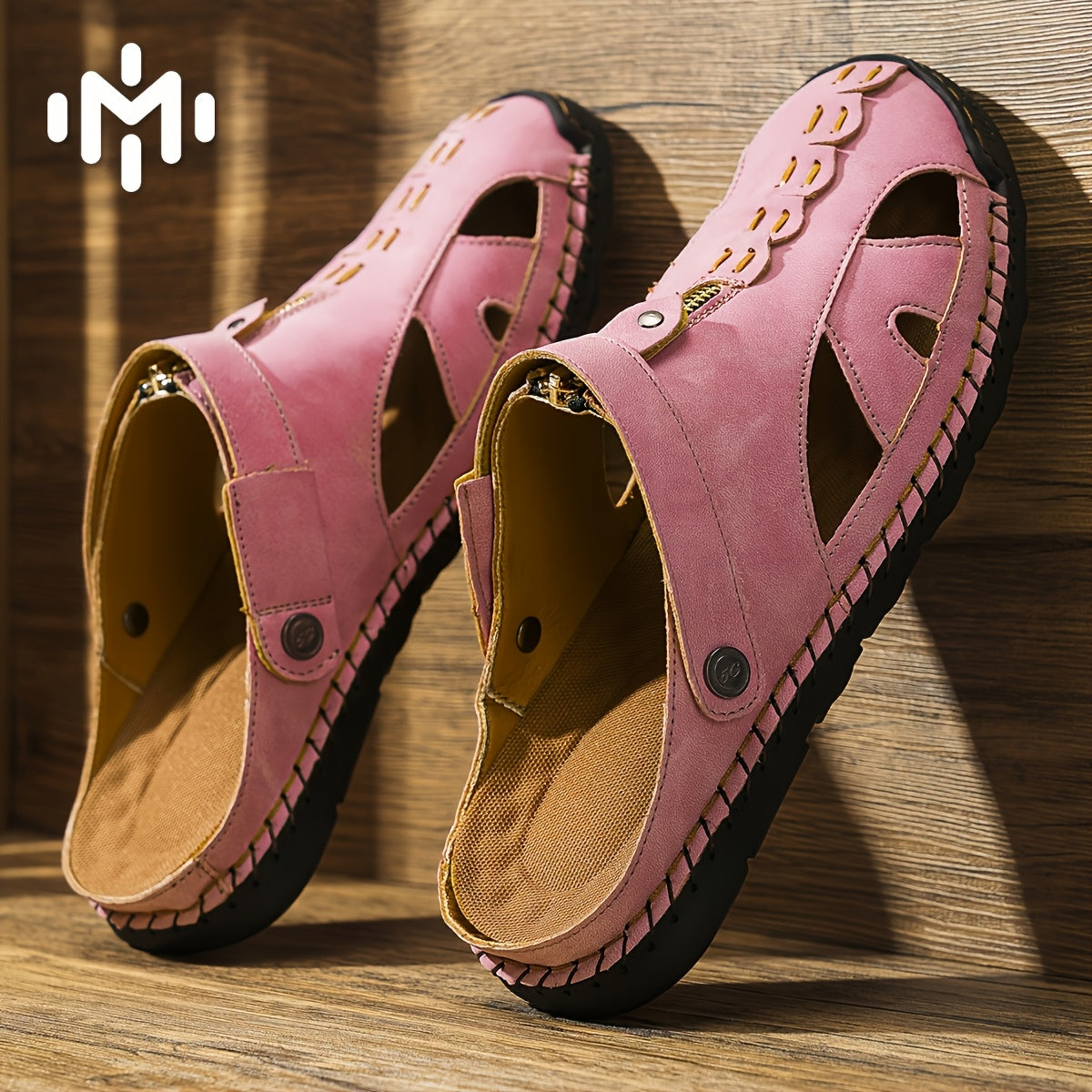 Summer Anti Slip Wading Sandals Lightweight Breathable Non Slip Hiking Sandals for Women Comfy Closed Toe Beach Shoes