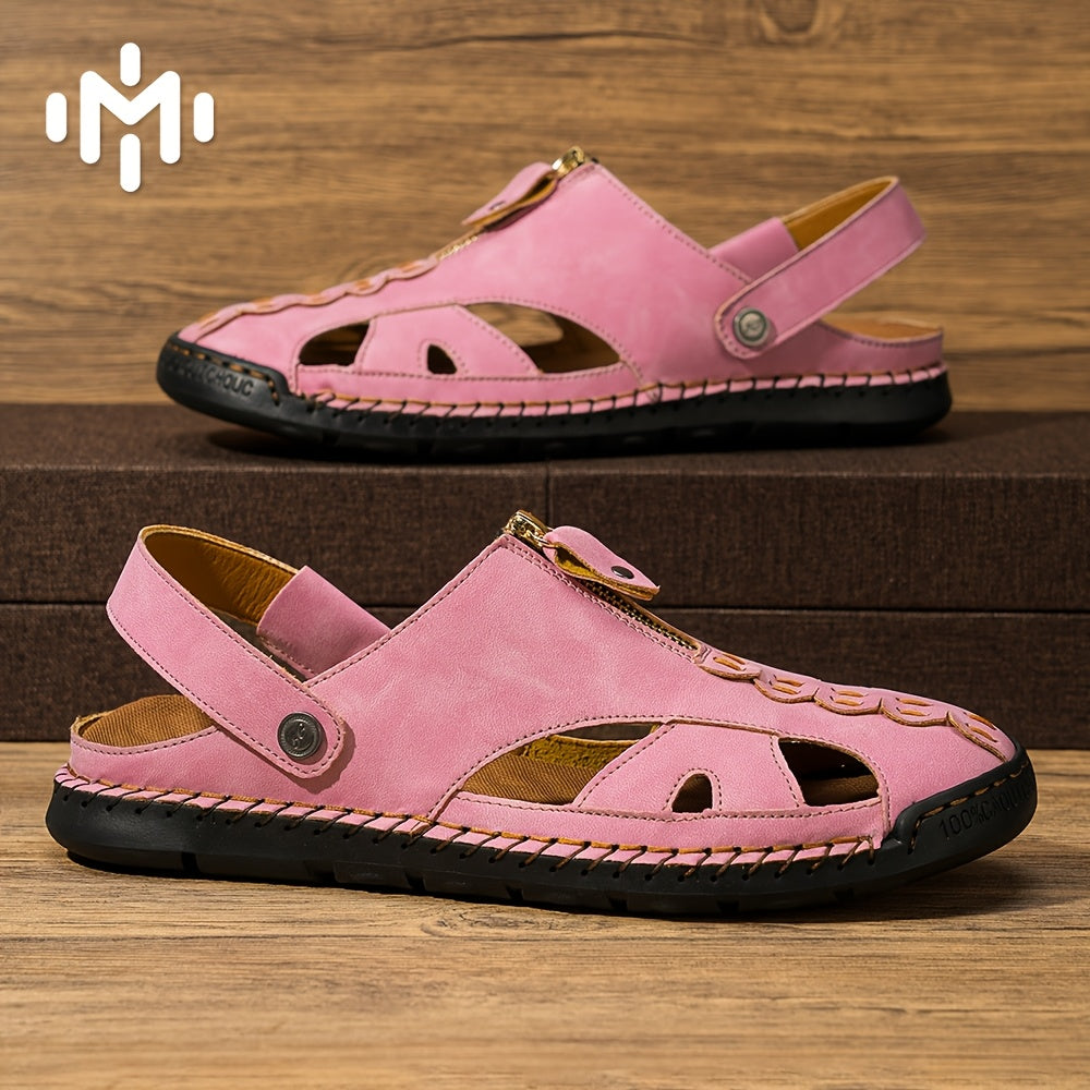 Summer Anti Slip Wading Sandals Lightweight Breathable Non Slip Hiking Sandals for Women Comfy Closed Toe Beach Shoes