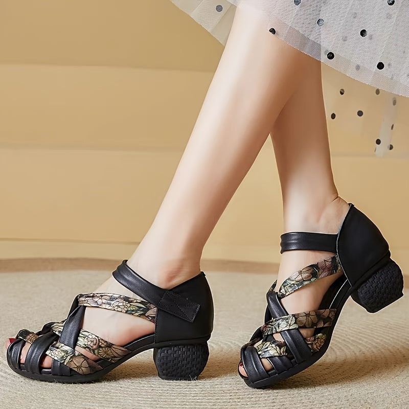 Women's Ethnic Sandals Teal with Metallic Accents Platform Block Heel Cushioned Insole Non-Slip Rubber Outsole All-Day Comfort Summer Footwear