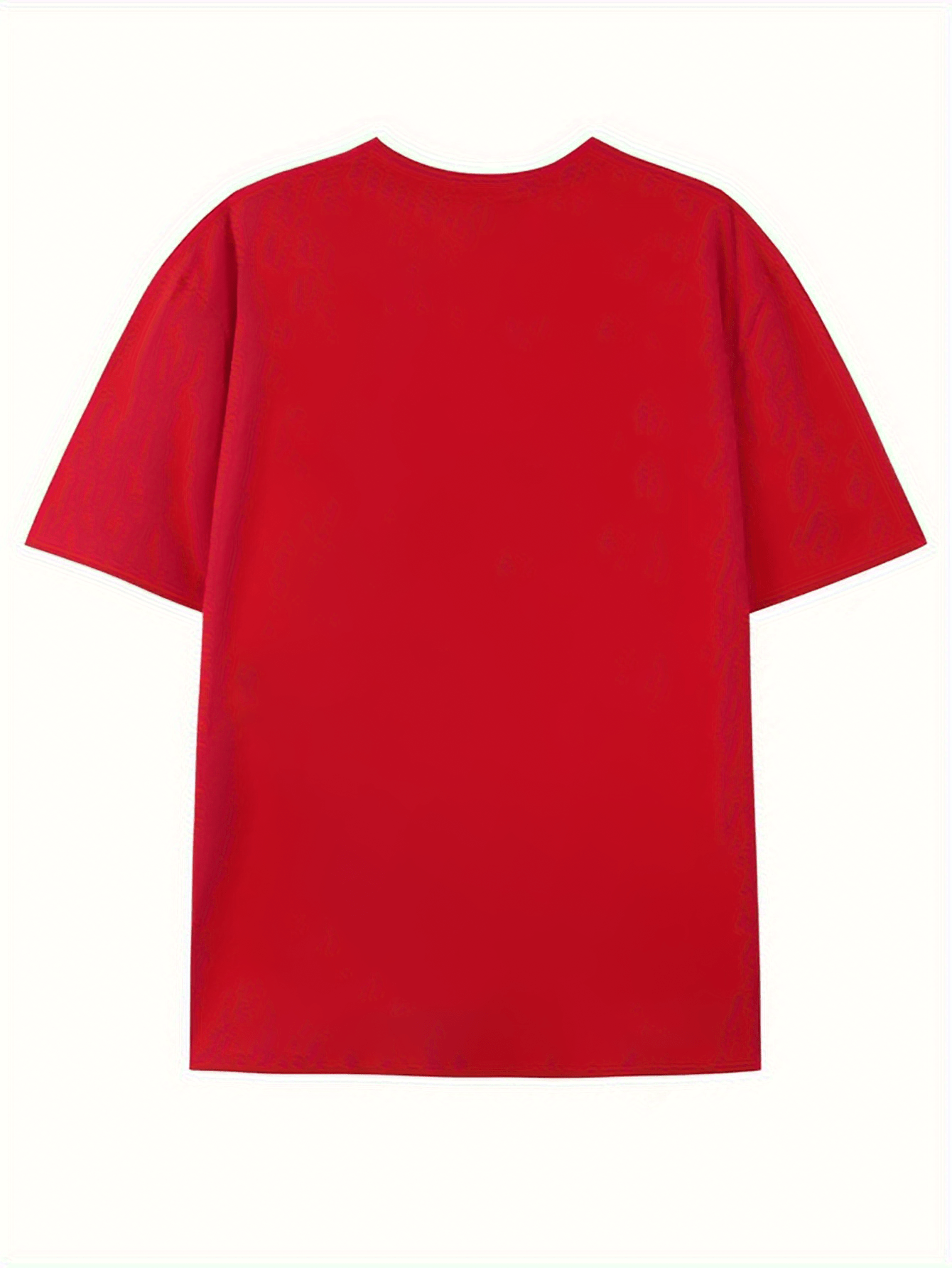 [Mickey Mouse Cotton Tee] Cotton Mickey & Minnie Mouse Graphic T-Shirt | Men's & Women's Vibrant Red Short Sleeve Round Neck Casual Summer Tee, Comfort Fit Machine Washable