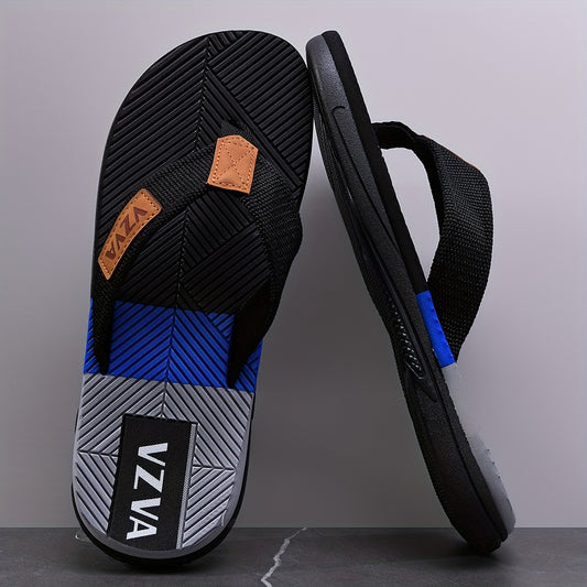 Men's Fashion Flip-flops, Comfortable Non-slip Casual EVA Sole Thong Sandals for Men's Outdoor Sports, Summer