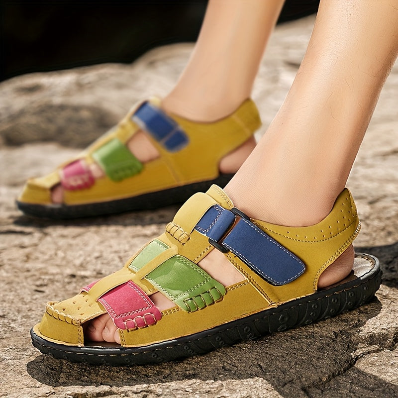 Vibrant Quick Dry Women's Outdoor Sandals with Toe Protection and Wide Toe Box for Multi Terrain Exploration and Daily Comfort