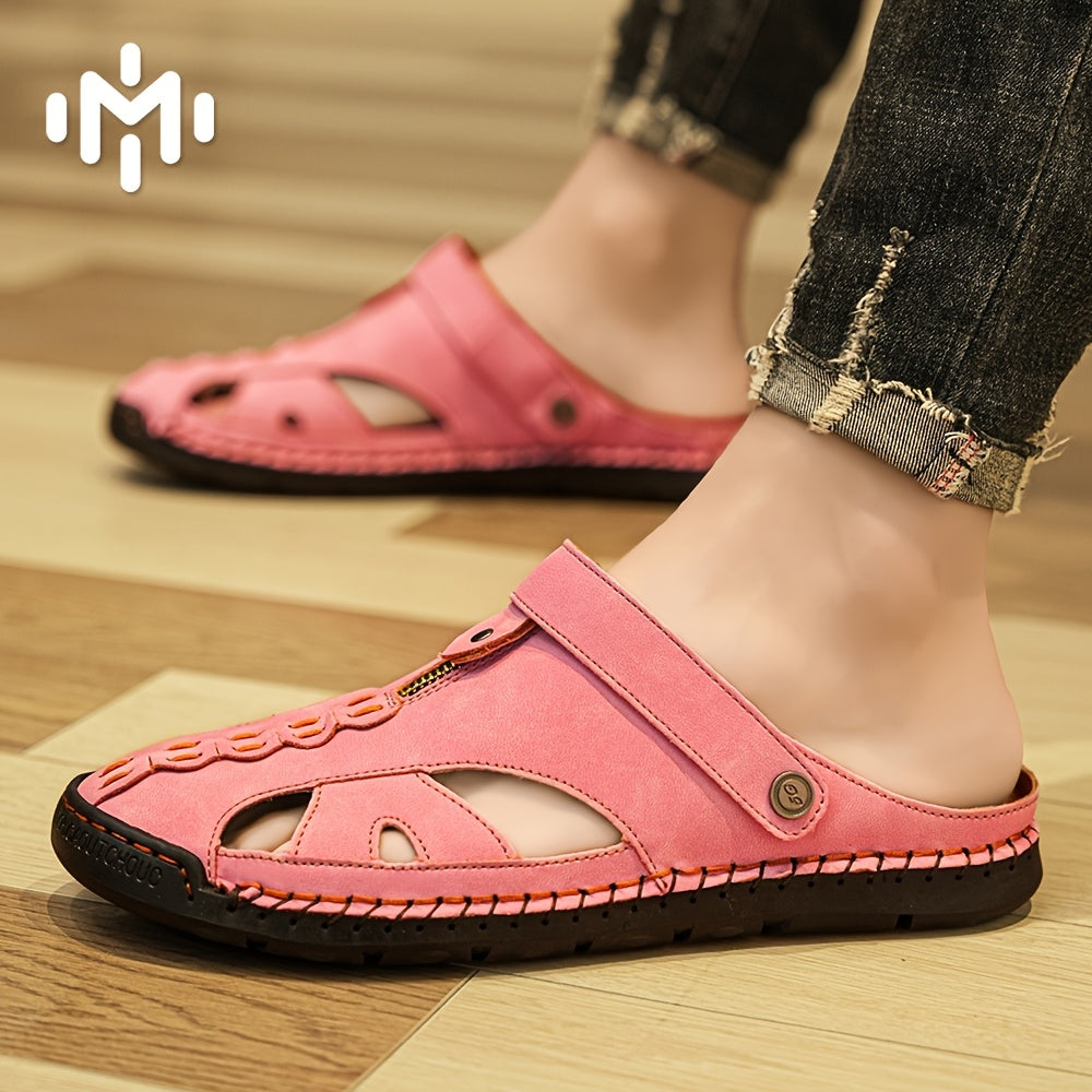 Summer Anti Slip Wading Sandals Lightweight Breathable Non Slip Hiking Sandals for Women Comfy Closed Toe Beach Shoes
