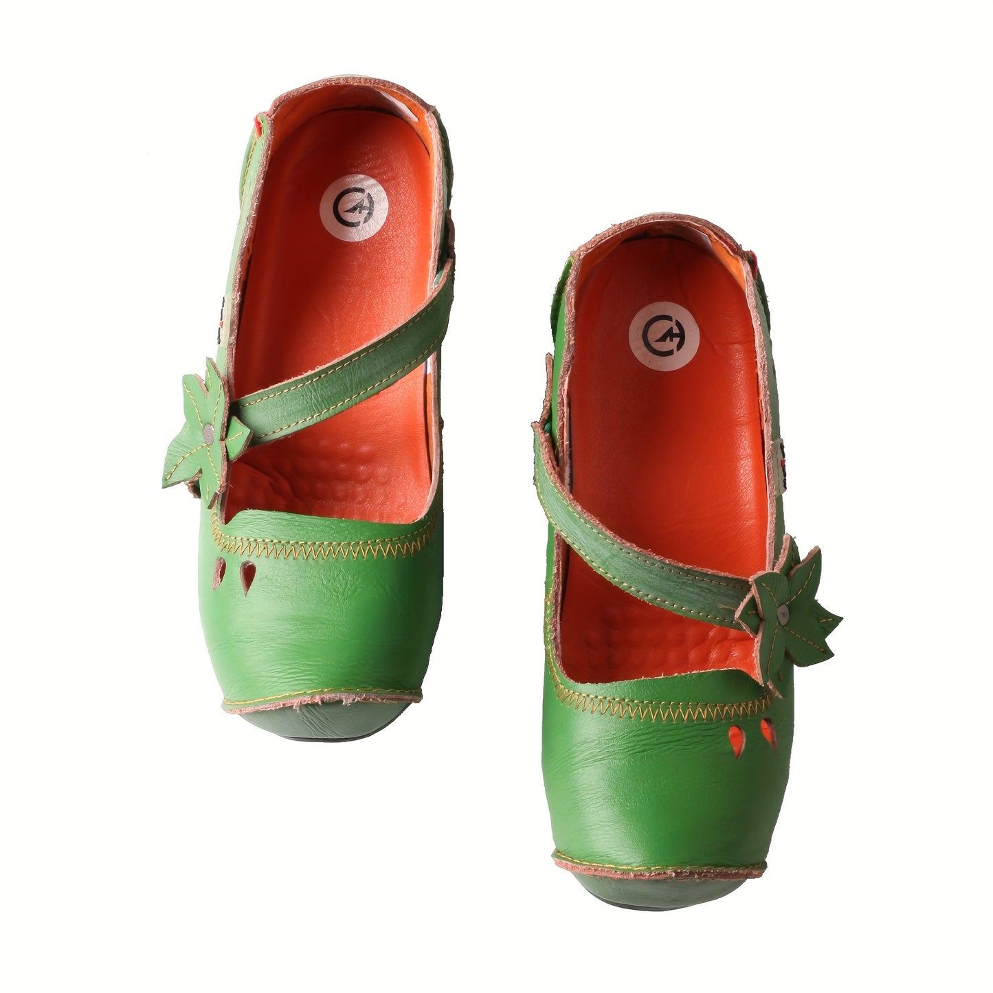 TMA EYES and MAIA Women's Hollow Coarse Heel Wide Foot Casual Breathable Strap Sandals